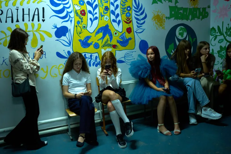 Air raid alert shatters first day of school in Kyiv  after overnight Russian missile strikes